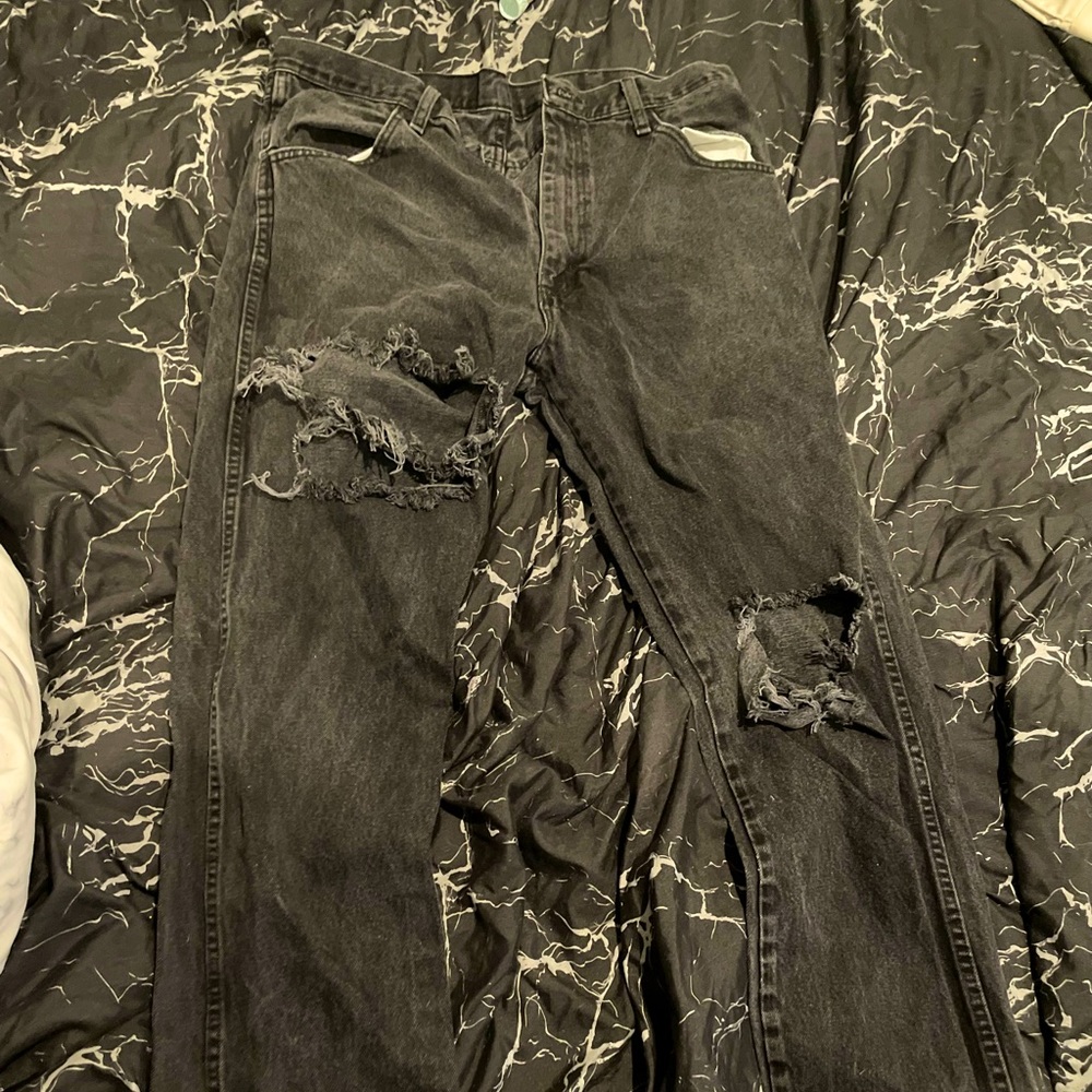Black Ripped Jeans